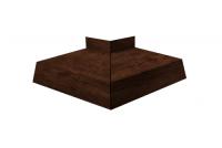 Угол отлива внешний 250 0,45 Print Elite с пленкой Cherry Wood
