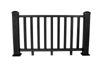 Ограждение из ДПК POLIVAN 3D 125х960х1575 мм (Черный)