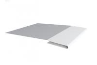 Планка начальная 0,45 PE с пленкой RAL 9003 сигнальный белый