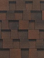 Ламинированная черепица Серия DRAGON STANDARD, тёмно-коричневый