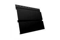 Квадро брус 0,5 GreenCoat Pural Matt, с пленкой, RR 33 (RAL 9005), черный