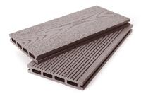 Террасная доска ДПК Grand Line 140мм вельвет и тиснение под дерево Шоколад 4м