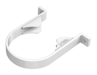 ТН ПВХ 125/82 мм, хомут трубы, белый, шт.