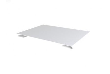 Планка стыковочная 0,45 PE с пленкой RAL 9003 сигнальный белый