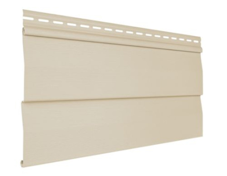 сайдинг виниловый под брус «Текос», ваниль