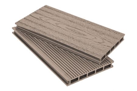 Террасная доска ДПК Grand Line 160мм вельвет и тиснение под дерево Шоколад 3м