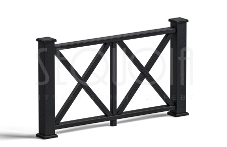 Комплект ограждения SEQUOIA «Эдинбург», brown