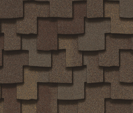 Гибкая черепица CertainTeed Presidential Shake autumn blend