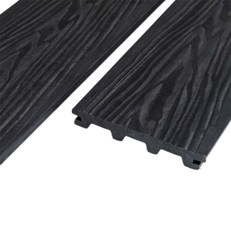 Террасная доска TERRADECK ARAGON тиснение под дерево 150*20*3000м, черный