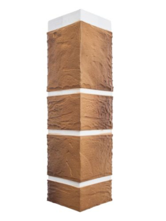 Угол фасадной панели «Альта-Профиль», камень пражский 02