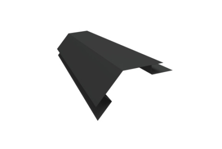 Угол внешний сложный 75х75 135гр 0,5 GreenCoat Pural BT, matt RR2Н3 (RAL 7016 антрацитово-серый)