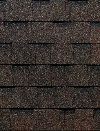 Ламинированная черепица Серия DRAGON EUROPA, тёмно-коричневый