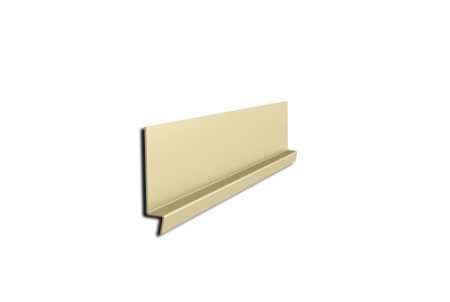 Стартовый профиль 2,5 м с порошковым покрытием, 1,2мм RAL 1015 светлая слоновая кость