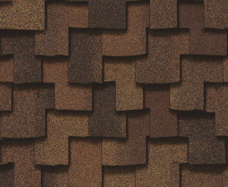 Гибкая черепица CertainTeed Presidential Shake aged bark