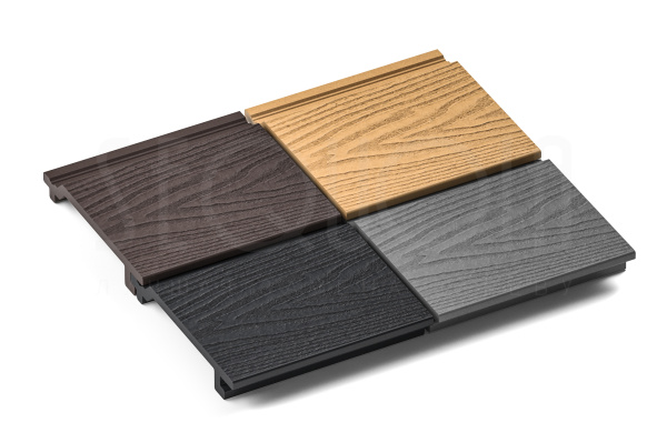 Доска фасадная SEQUOIA Evolution 3D WOOD BLACK 3000 мм