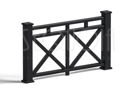 Комплект ограждения SEQUOIA «Бастион», nature