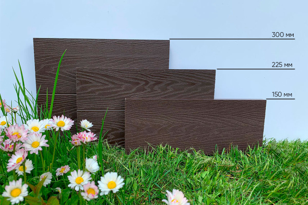 Доска грядочная Holzhof 300*30*2950мм, тиснение 3D