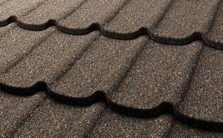 Композитная черепица Gerard Diamant Chestnut, 1270*398 мм