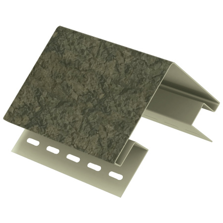 ТАЕЖНЫЙ Наружный угол к сайдингу колл. СТОУН-ХАУС S-Lock серия ТАГАНАЙ (3,05 м) 5шт/уп