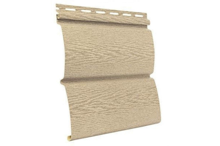 Сайдинг Тимберблок Ясень Золотистый