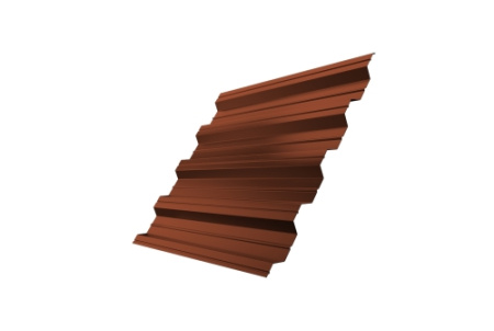Профнастил HC44R Grand Line 0,5 Velur RAL 8004 терракота