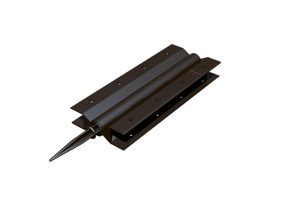 Шарнир для клумбы Holzhof 30*300мм, пластик коричневый