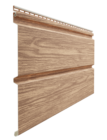 Сайдинг LUX под дерево, Брус D6S, рябина