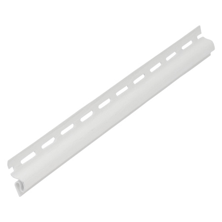 БЕЛЫЙ Стартовый профиль к сайдингу (3,05 м) 20шт/уп