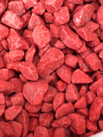 Мраморная цветная крошка красная 25кг