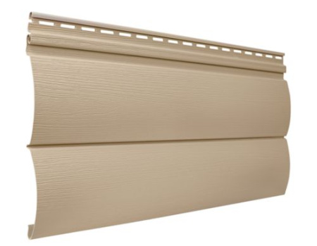 сайдинг под бревно «Текос», блок-хаус кофе с молоком