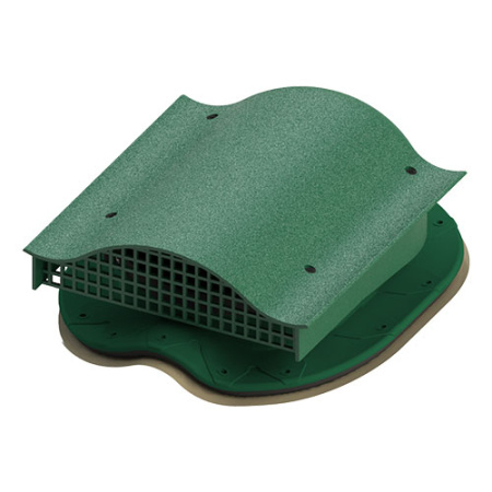 Аэратор кровельный TP-88/S | Кровельный вентиль для кровли из металлочерепицы «Монтеррей» коричневый