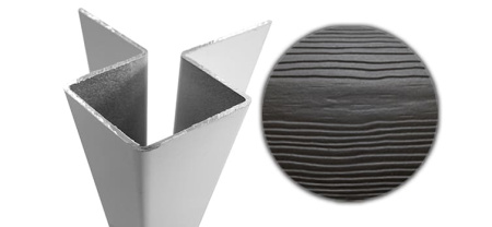 Внешний симметричный угловой профиль алюм. CEDRAL С05 (Серый минерал)