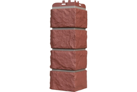 Угол Grand Line Колотый камень Design Plus корица с темно-бежевым швом