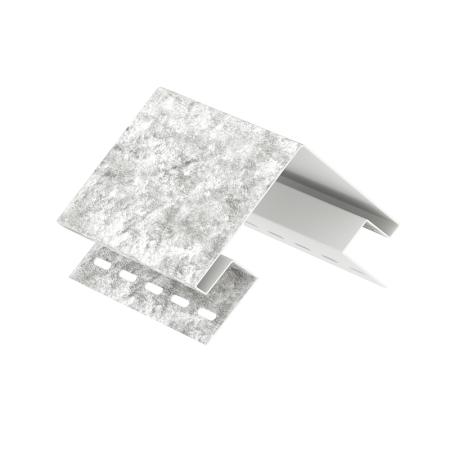 СВЕТЛО-СЕРЫЙ Наружный угол к сайдингу колл. СТОУН-ХАУС серия КВАРЦИТ (3,05 м) 5шт/уп