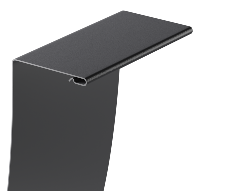 Универсальный околооконный профиль 89/254 мм, графит