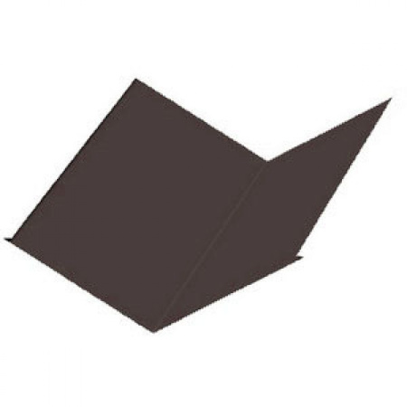 Планка ендовы нижняя (298*298), VikingMP 0.45мм, RAL 8017 2м