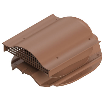 Аэратор кровельный TP-88/N | Кровельный вентиль для кровли из профнастила НС-35 Коричневый