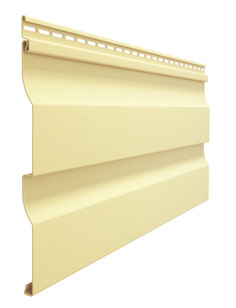 Сайдинг PREMIUM, Корабельный брус D4.5D, лимон