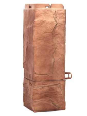 Угол фасадной панели «Альта-Профиль», гранит пиренейский