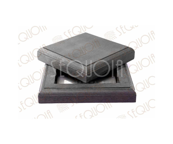 Комплект крышка\юбка для столба SEQUOIA GRAY