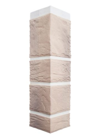 Угол фасадной панели «Альта-Профиль», камень пражский 01