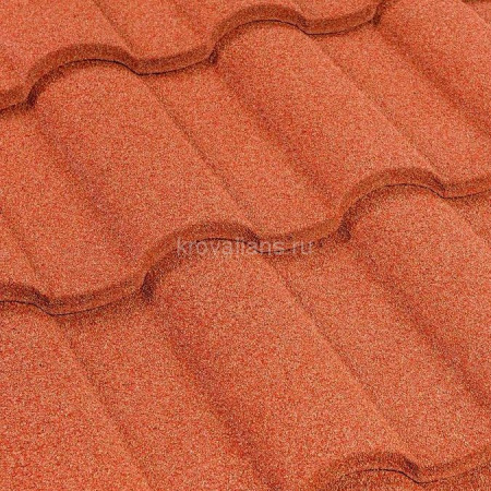 Композитная черепица Luxard (Люксард) Роман (Коралл) /лист/