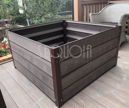 Клумба DIY SEQUOIA (1000х1000), brown
