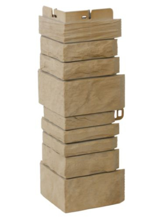 Угол фасадной панели «Альта-Профиль», скалистый камень Альпы / каньон Колорадо