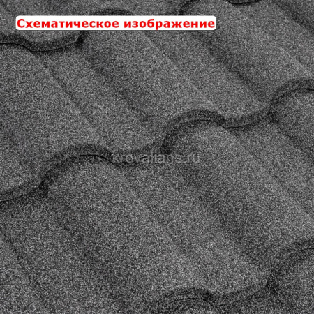 Композитная черепица Luxard (Люксард) Роман (Морион) /лист/