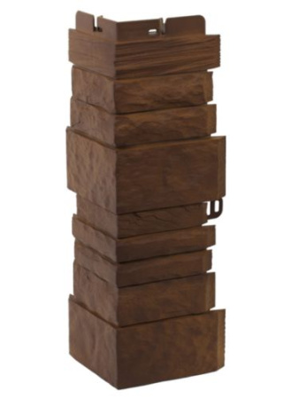 Угол фасадной панели «Альта-Профиль», скалистый камень Тибет / каньон Канзас