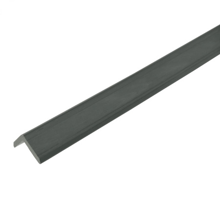 Угловой профиль CM Decking 2000х50-38х8 мм, цвет GRAPHITE (графит)