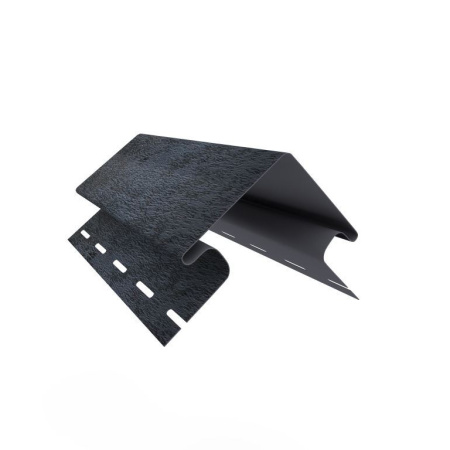 ГРАФИТОВЫЙ Наружный угол к сайдингу колл. СТОУН-ХАУС серия КИРПИЧ (3,05 м) 5шт/уп