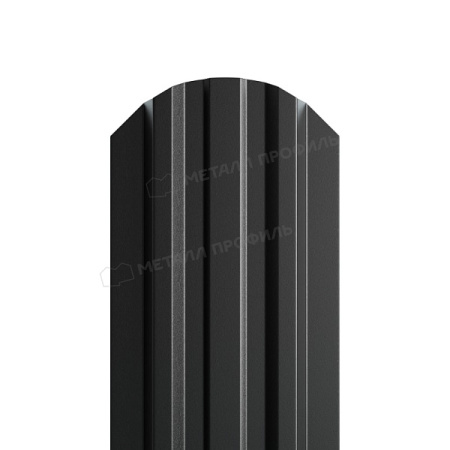 Штакетник металлический МЕТАЛЛ ПРОФИЛЬ LАNE-O 16,5х99 (PURMAN-20-9005-0.5)
