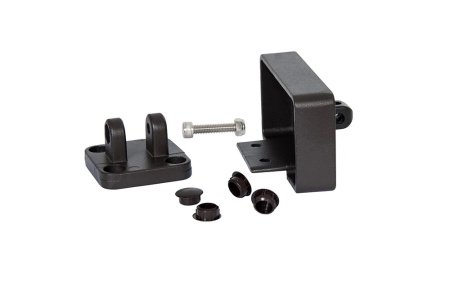 Крепление поворотное из алюминия для поручня ДПК POLIVAN 3D 54х78х100 мм